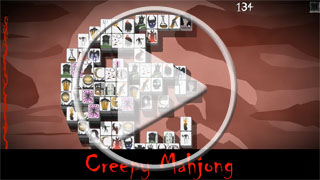 Creepy Mahjong solitaire, Early Access YouTube video. Single Player.