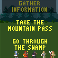 Gather information. 64x64 ill-fated, each character tries to collect information about the mission.