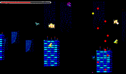 8 Bit Pixel Art Horizontal Shooter.